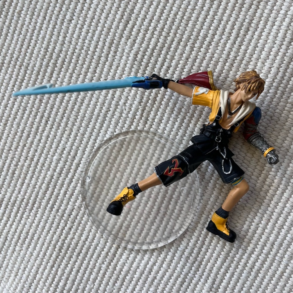 Vintage Final Fantasy X Tidus Figure Trading Arts Vol 2 FFX Square Enix Toy Vtg